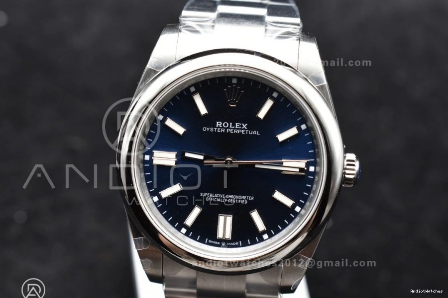 A Edition 41mm Perpetual 939 Dial 904L DIWF Steel 1:1 124300 Blue Oyster Snug Best 0501